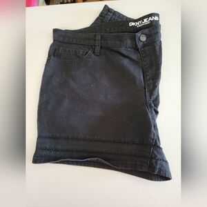 DKNY Jeans size 16 black jean shorts